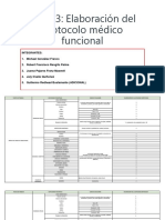 Taller 3: Elaboración Del Protocolo Médico Funcional