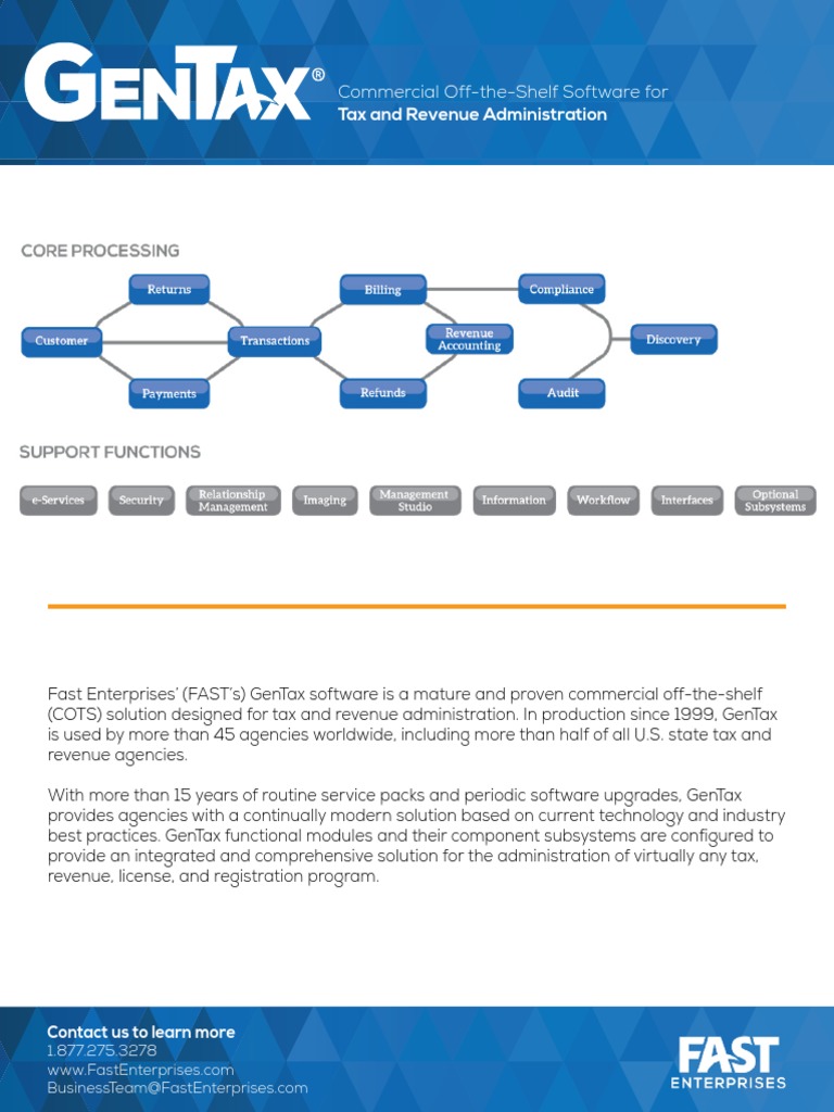2021 - Gentax Brochure v1 | PDF | Computing | Information Technology ...