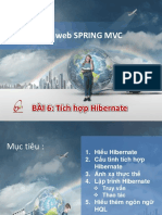 Lập trình web SPRING MVC: BÀI 6: Tích hợp Hibernate