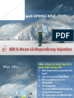 Lập trình web SPRING MVC: BÀI 5: Bean và Dependency Injection
