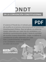 D'Hondt: en La Convención Constitucional