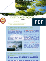 Contaminacion: Lunes, 06 Setiembre 2022 18:00 - 20:00 Hrs