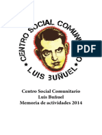 Memoria Anual CSC Luis Buñuel 2014
