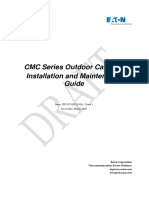 CMC Series Outdoor Cabinets Installation and Maintenance Guide - Draft 1