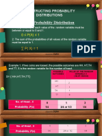 Properties of A Probability Distribution