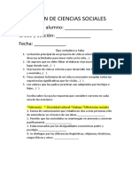 Examen de Ciencias Sociales Primer Parcial