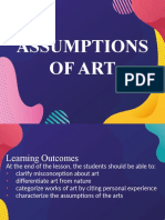 Assumptions of Art