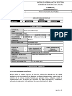 PROGRAMA Teoria General del Proceso