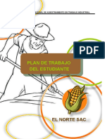 Plan de Trabajo Del Estudiante: El Norte Sac