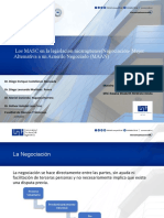 Los MASC en La Legislación Nicaragüense (Negociación-Mejor Alternativa A Un Acuerdo Negociado (MAAN)