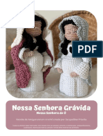 Nossa Senhora Grávida Crochê