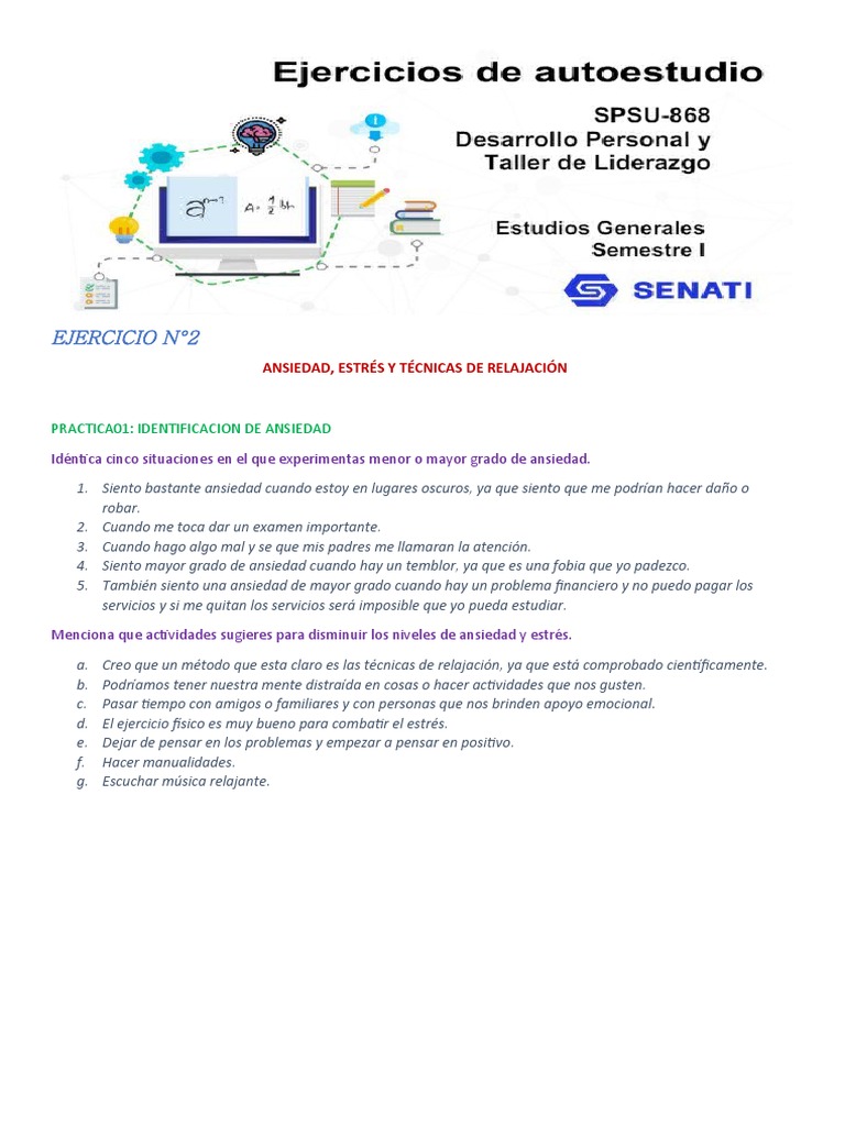 Ansiedad Y Estres Pdf