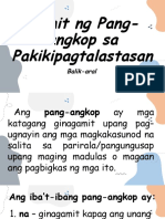 Gamit NG Pang-Angkop Sa Pakikipagtalastasan