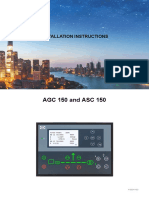 AGC 150 and ASC 150: Installation Instructions