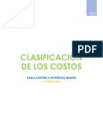 Clasificación de Los Costos