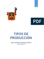 Tipos de Producción: Karla Verónica Rodríguez Martín