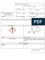 Hoja de seguridad de reactivos químicos Acetanilida