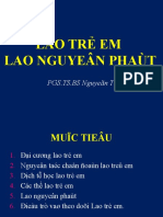 Lao Trẻ Em Lao Nguyeân Phaùt: PGS.TS.BS Nguyeãn Thò Thu Ba