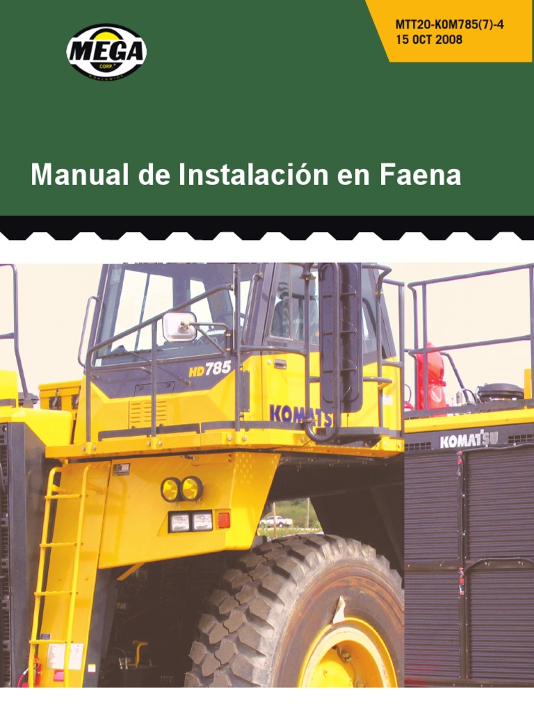 Manual de Instalacion Sistema MEGA | PDF | Camión | Tanques