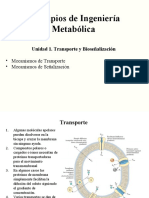 Principios de Ingeniería Metabólica: Unidad 1. Transporte y Bioseñalización