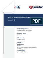 Tarea 1.1 Características de Formatos de Imagen Alexandra Giron