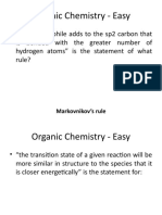 Organic Chemistry - Easy Markovnikov's Rule