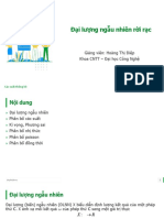 Đại lượng ngẫu nhiên rời rạc: Giảng viên: Hoàng Thị Điệp Khoa CNTT - Đại học Công Nghệ