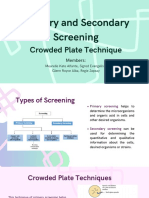 Primary and Secondary Screening - Crowded Plate