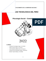 Universidad Tecnológica Del Perú: "Año Del Fortalecimiento de La Soberanía Nacional"