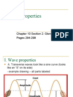 Wave Properties: Chapter 10 Section 2: Glencoe Pages 294-299