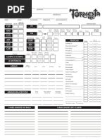 Tormenta RPG - Planilha de Personagem