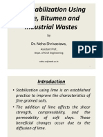 Soil Stabilization Using Lime, Bitumen, Industrial Wastes