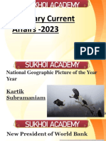 February Current Affairs - 2023: Dharmender Sir