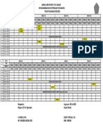 Jadwal Ngajar Kelas Aris Riyanto 1 - 6 TP 2020-2021