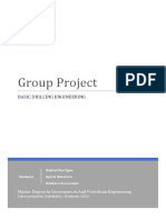 Group Project: Basic Drilling Engineering