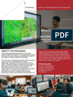 Remot E Sensing and Geographic Information Systems: About The Program
