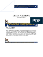 Green Plumbing MASTER PLUMBER COACH