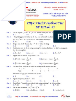 Thực Chiến Phòng Thi - Đề Thi Số 05 - Đề thi