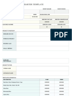 IC Six Sigma Project Charter