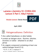CHEM-224 Lecture 5 Part 1halogenoalkanes