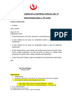 Consideraciones Trabajo parcial de Planificación de obras