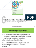 Chapter 06 - CLO2 - Customer Value Driven Marketing Strategy - Creating Value For Target Customers
