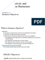 Business Activity and Influences On Businesses