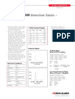 AAnalyst 800 Detection Limits-Arsenic Data