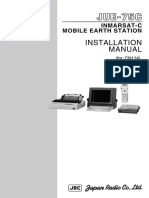 Jue-75c Inmarsat-C Mobile Earth Station Installation Manual