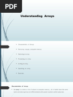 Understanding Arrays