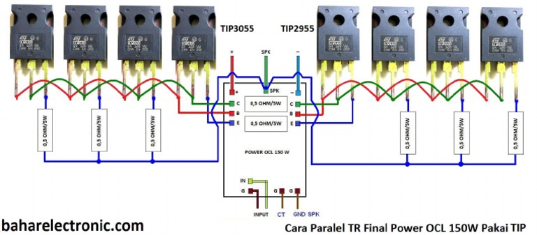 Cara Paralel TR Final Power OCL 150W Pakai TIP | PDF