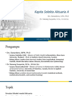 Kapita Selekta Aktuaria A: Drs. Danardono, MPH, PH.D Dr. Nanang Susyanto, M.SC., M.Act - Sci