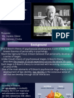 Erikson's Psycho-Social Theory of Development: Presenter: Ms. Aquino Alaine Ms. Antonio, Crisha