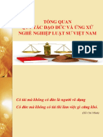 Tổng Quan Quy Tắc Đạo Đức Và Ứng Xử Nghề Nghiệp Luật Sư Việt Nam